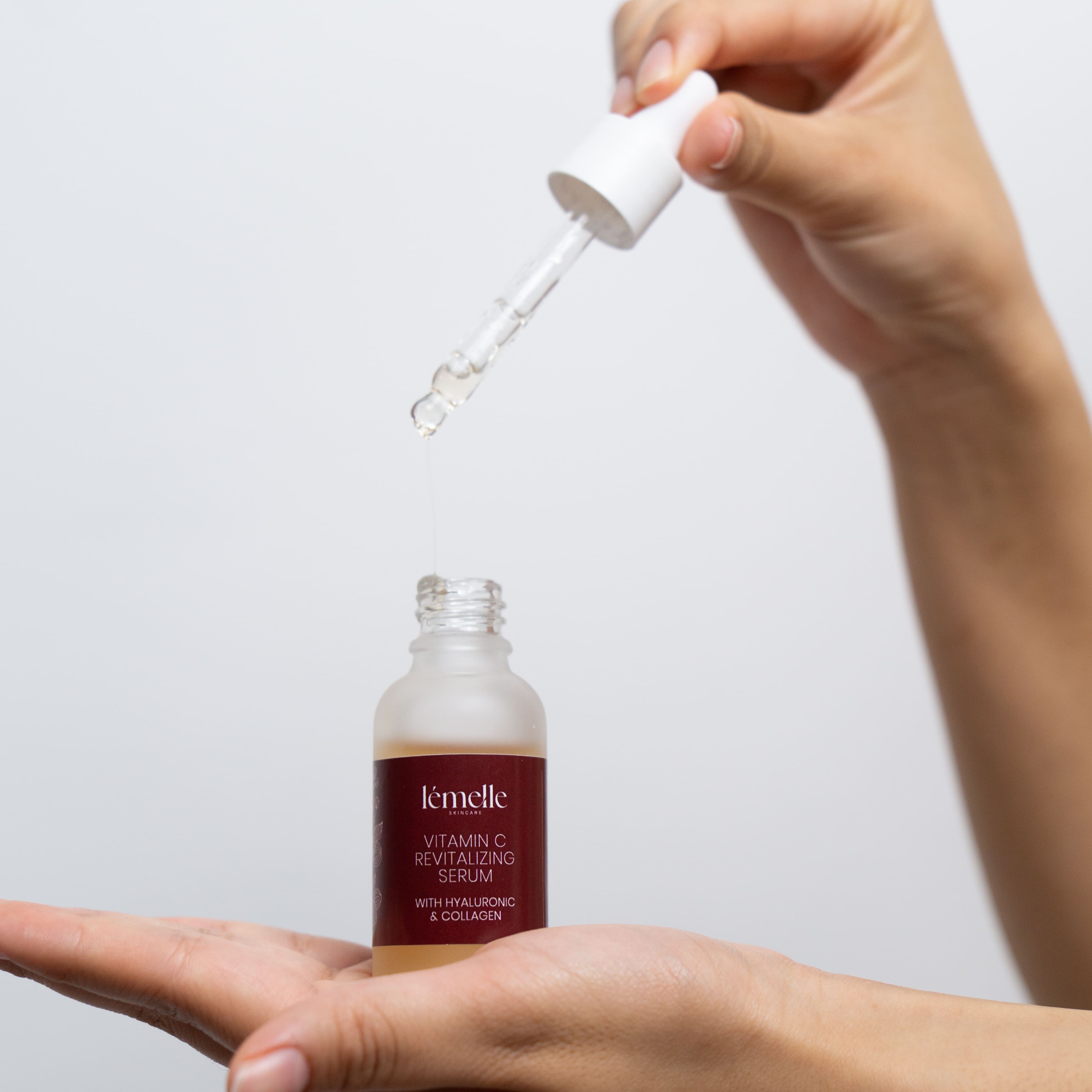 Vitamin C Serum mit Hyaluronsäure & Kollagen