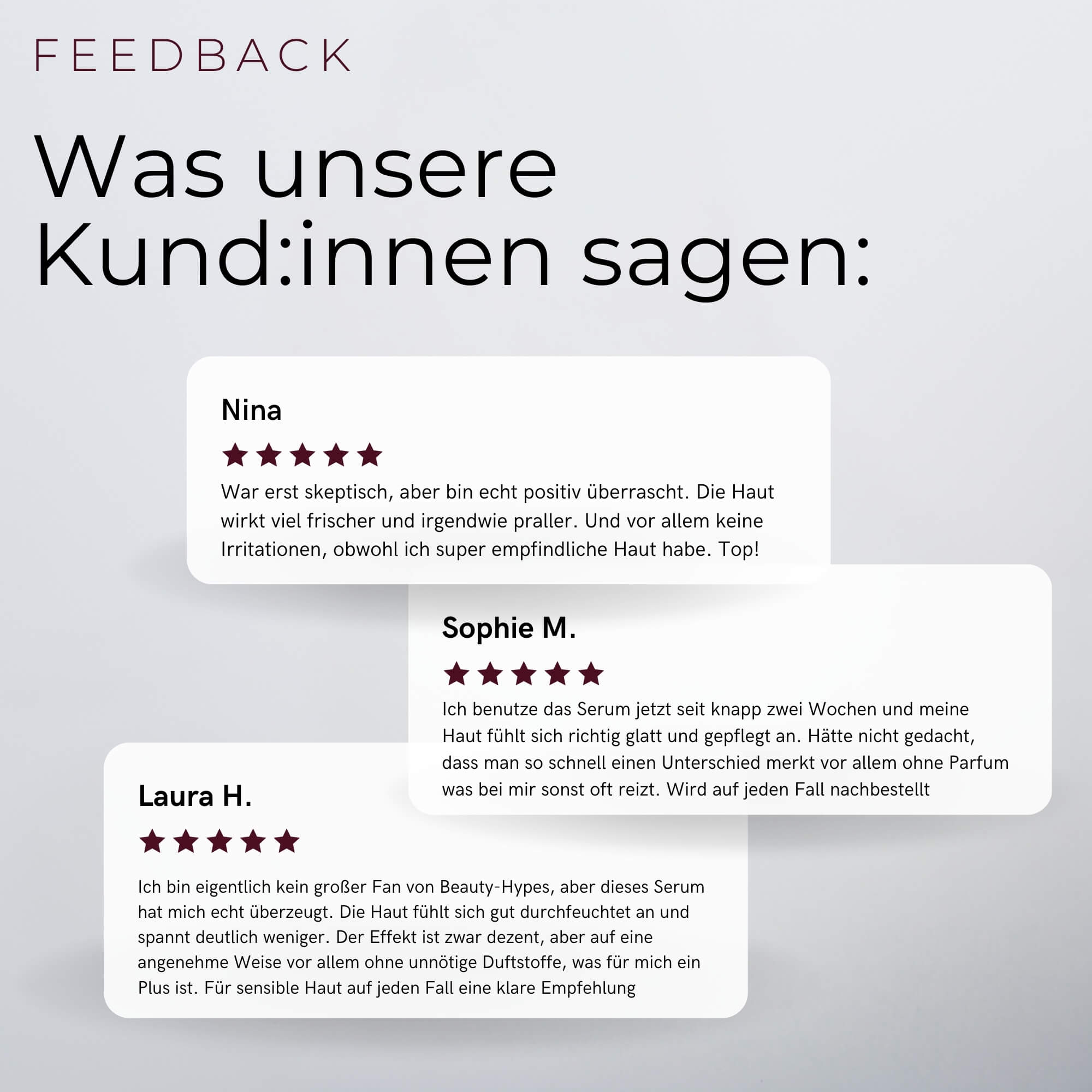 Vitamin C Serum mit Hyaluronsäure & Kollagen